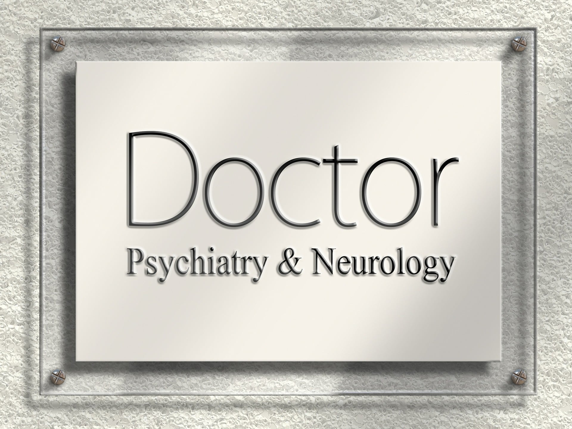 plaque laiton personnalisée "docteur"